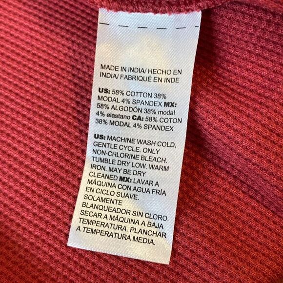 NWT Chicos Zenergy waffle knit cardigan hoodie jacket Sz 1 Pink - Picture 6 of 6